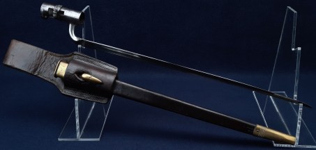 British 1853 Pattern Socket Bayonet with Frog 5